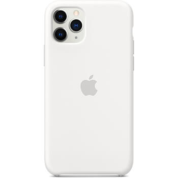 Blanc pour iPhone 11 Pro Apple Coque en Silicone