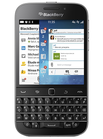 BlackBerry Classic - Prix, Avis, Caractéristiques - SFR